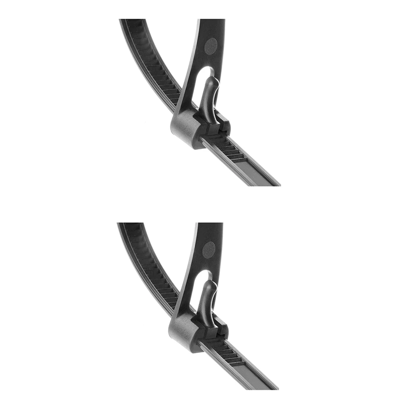 

Releasable Zip Ties 12Inch Heavy Duty Zip Tie Thick Black Cable Ties 100Lb Tensile Strength Nylon Cable Wire Ties 200Pcs