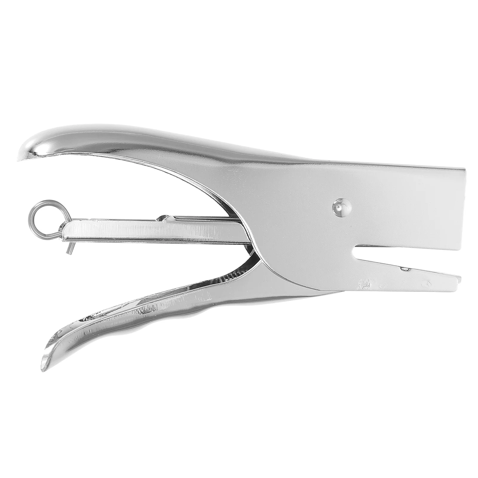 

1pc 20 Sheets Plier Stapler No-Jam Hand Grip Metal Stapler Save Effort Stapler without Stitching Needle (Silver) Upholstery