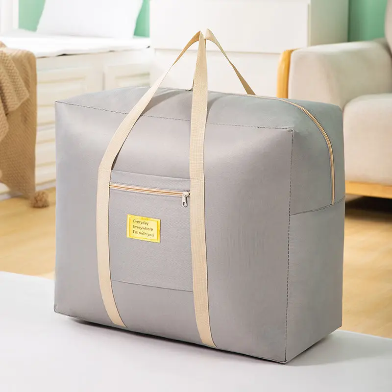 

Candy Color Luggage Package Bags Large Capacity Quilt Blanket Storage Bags Wardrobe Closet Organizer Bag Home Clothing Container