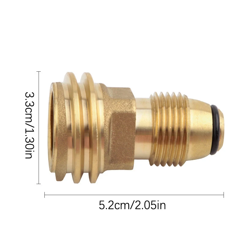 Пропановый LP резервуар POL обратный клапан для выпускного отверстия QCC латунный