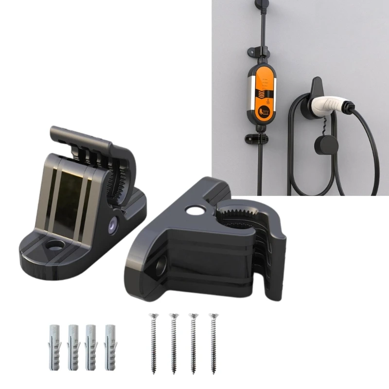 

Универсальный настенный кронштейн с винтовым креплением для зарядки электромобиля обеспечивает аккуратную и безопасную среду для