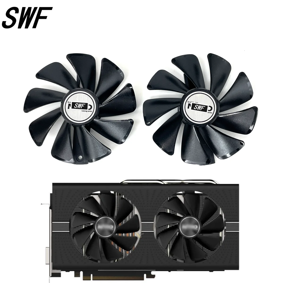 

Кулер CF1015H12D для Sapphire Radeon RX 470 480 580 570 NITRO Mining Edition RX580 RX480 игровой Вентилятор Охлаждения видеокарты