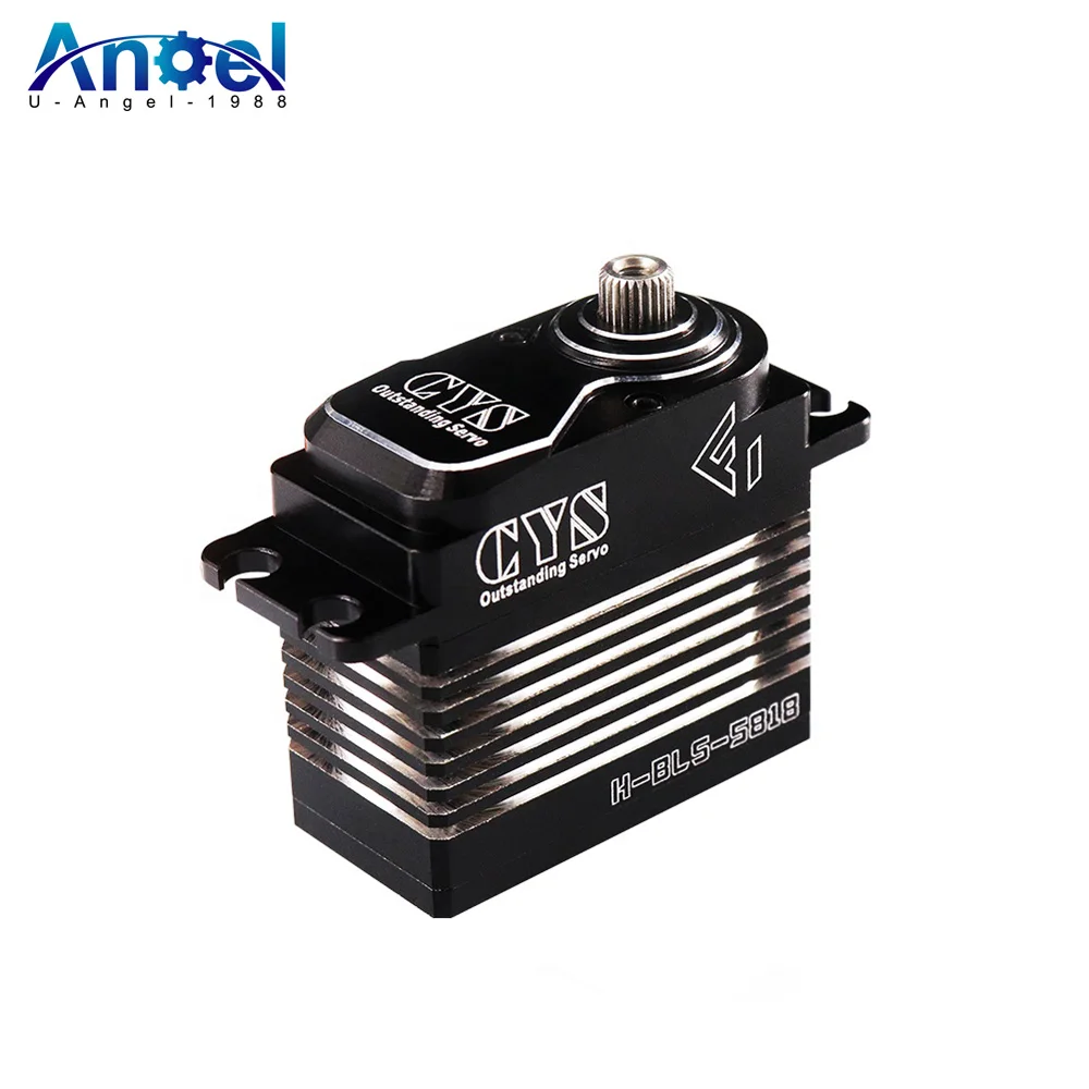 

1 / 2 PCS CYS - BLS5818 72g 12 кг алюминиевый корпус с большим крутящим моментом 25T металлическая шестерня Цифровой сервопривод 700 детали вертолета