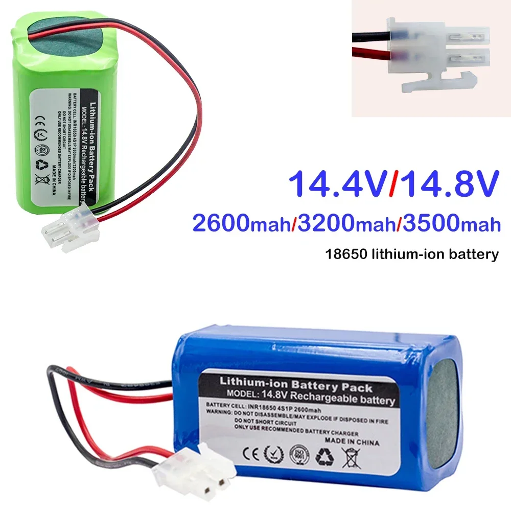 

14.8V Li-lion Battery For ILIFE A4s/A7/V7s Plus/V55 Pro/W400/A9s PX-B020 Robot Vacuum Cleaner 14.4v 2600mah Batteries CR130 Part