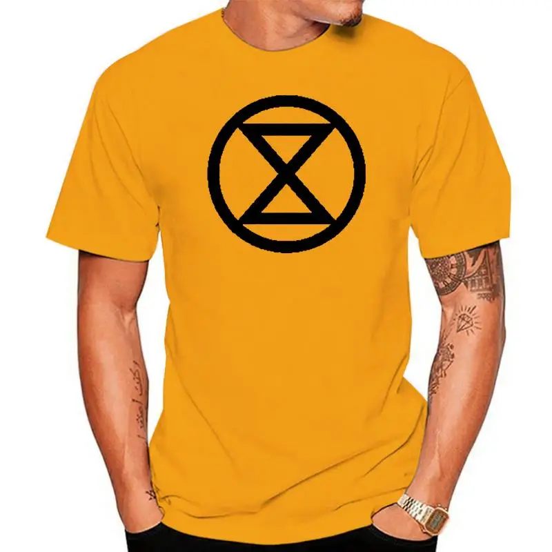 

Футболка с изгибом арракции вымирания, зеленая, анонимная, веганская футболка, популярная футболка