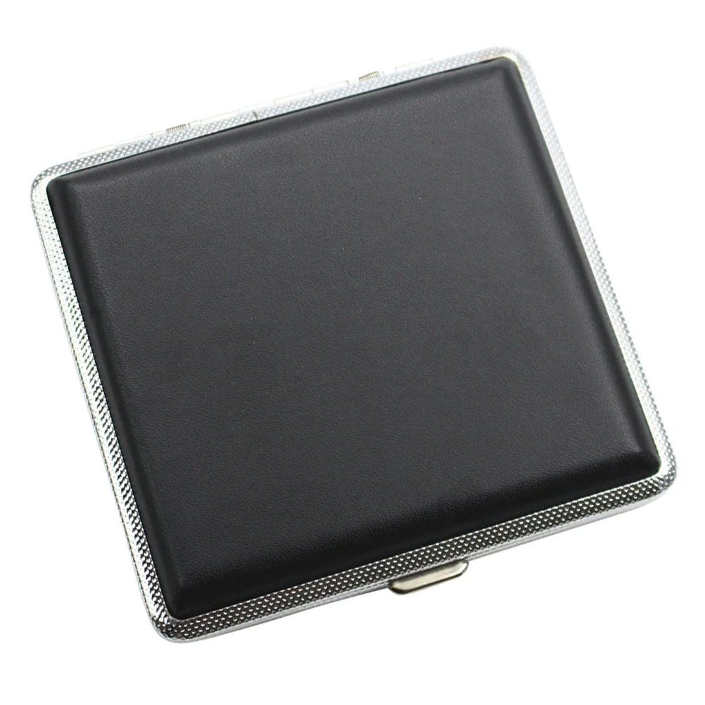 

Case Storage Box Wallet Style Creditholder Men Victorian Portable Cigar Metal Dispensers Male Minicontainer Vintage