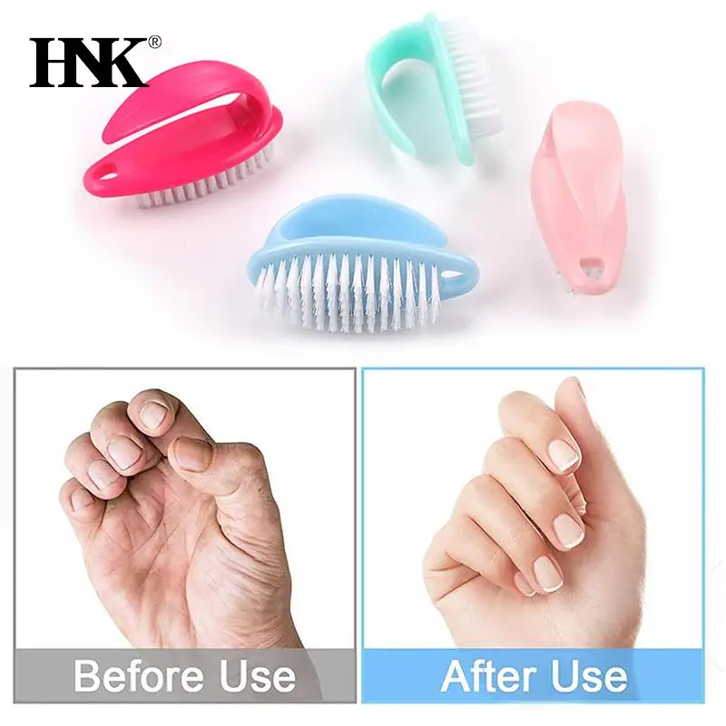 

Пластиковая щетка для ногтей для ухода за пальцами, мягкая щетка для удаления пыли, щетки для ногтей, инструменты для чистки, салонный маникюр и педикюр