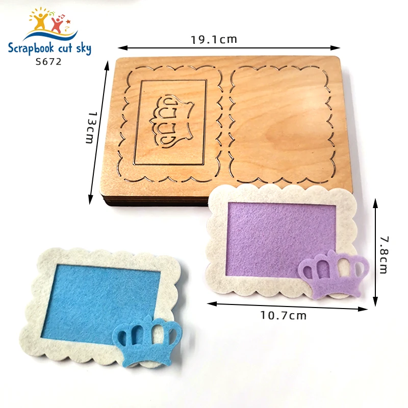 

S672 Корона фоторамка в сборе декоративный продукт режущая форма подходит для общего рынка