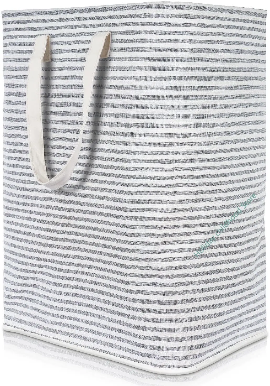 

72L Freestanding Laundry Hamper Collapsible Large Clothes Basket with Easy Carry Extended Handles for Clothes Toys Grey
