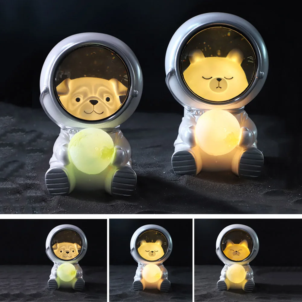 

Creative Galaxy Guardian Astronaut Night Light Bedroom Ornaments Home Table Decoration Lights Kids Toys Birthday Gift