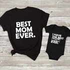 Я люблю свою семью, забавные Семейные наряды, хлопковые, семейный образ, отец, мама и дочь, сын, Детские футболки, детские Боди