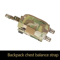 ak27 pewta tactical backpack chest balance belt extended molle panel outdoor mountaineering hiking navigation