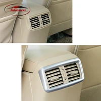abs matte car back rear air condition outlet vent frame cover trim styling for nissan x trail t32 2014 2019 accessories 1pcs