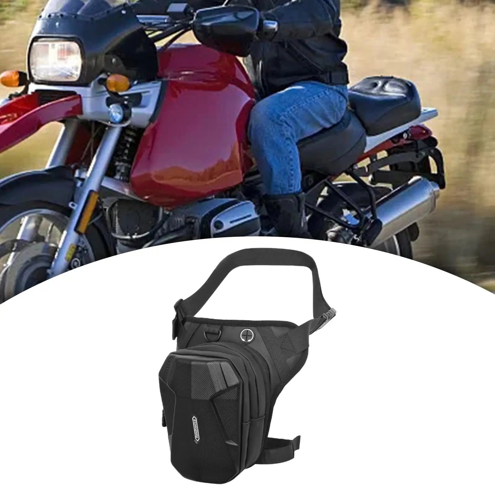 

Thigh Drop Leg Bag Waterproof Motorcycle Roadbike Bag Multi Pockets Thigh Bags Waist Pack for Hiking Cycling Biker Men Women