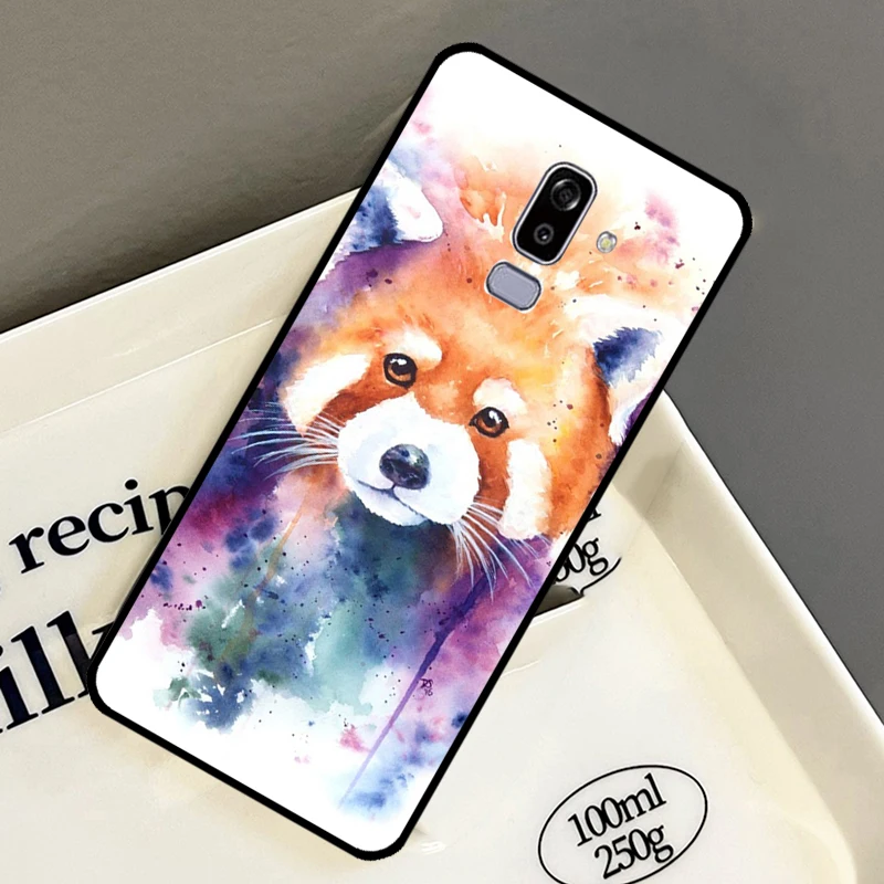 Red Panda Cute Animal Case For Samsung Galaxy J7 J1 J5 J3 2016 A3 A5 2017 A6 A7 A8 A9 J4 J6 Plus J8 2018 Cover images - 6