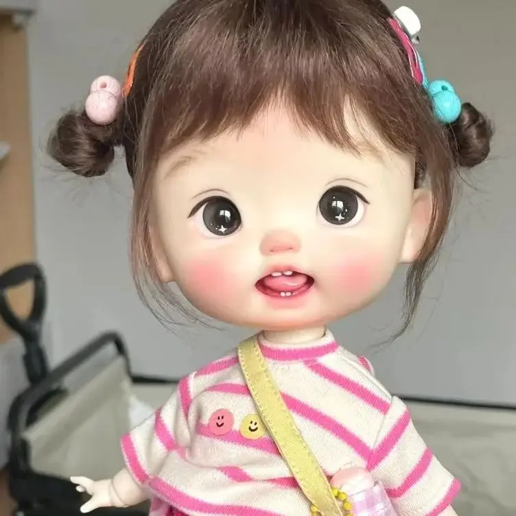 16 кукла BJD с большой головой, милая девушка Nuonuo с 3-мя язычками, коллекционная голова из высокосмолы, в наличии (только голова) (art.: 3920d452ebf91) - 3920d452ebf91
