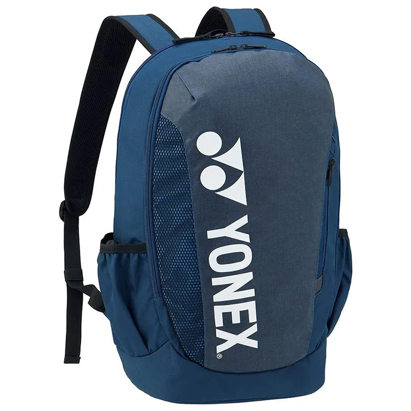 Original YONEX PU Leather Badminton Backpack For 2-3 Rackets Men Professional Tennis Shoulder Racquet Bag For Match Training
