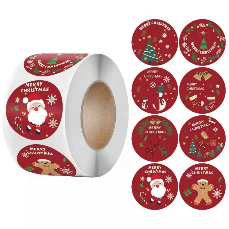 

Christmas Stickers Christmas Themed Stamps Label Stickers Gifts Baking Packaging Envelopes Stationery Decorating Christmas Gifts