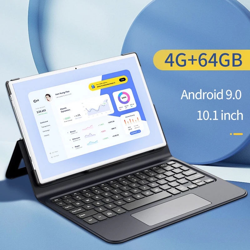2023 New 4G LTE Global Version 10.1 inch Tablet PC 8 Core 4GB RAM 64GB ROM Android 9.0 WiFi 3G 4G LTE IPS Computer tablet