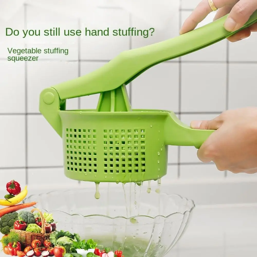 

Hand Press Water Squeezer Kitchen Masher Fruit and Vegetable Dehydrator Dumpling Filling Squeezers Home Wringing Water Tool