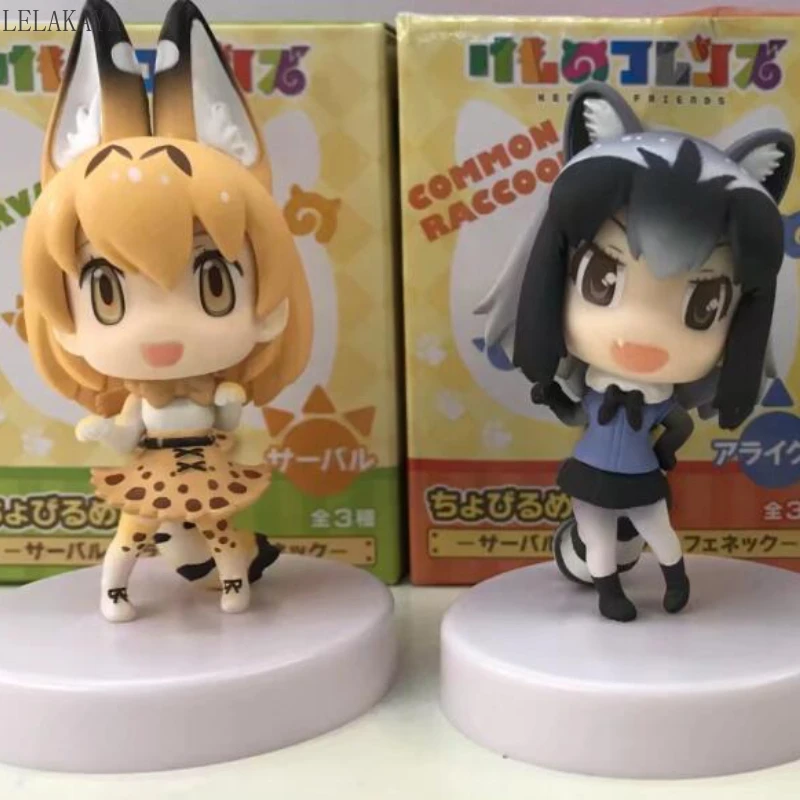 3 шт./компл. аниме Kemono Friends Project мини-фигурки животных из ПВХ коллекционные модели