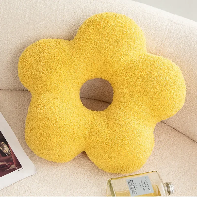 

INS скандинавский цветок бархатная декоративная подушка DIY имя кровать диванная подушка детские подушки для сна игрушки детская комната украшения дома реквизит для фотосессии