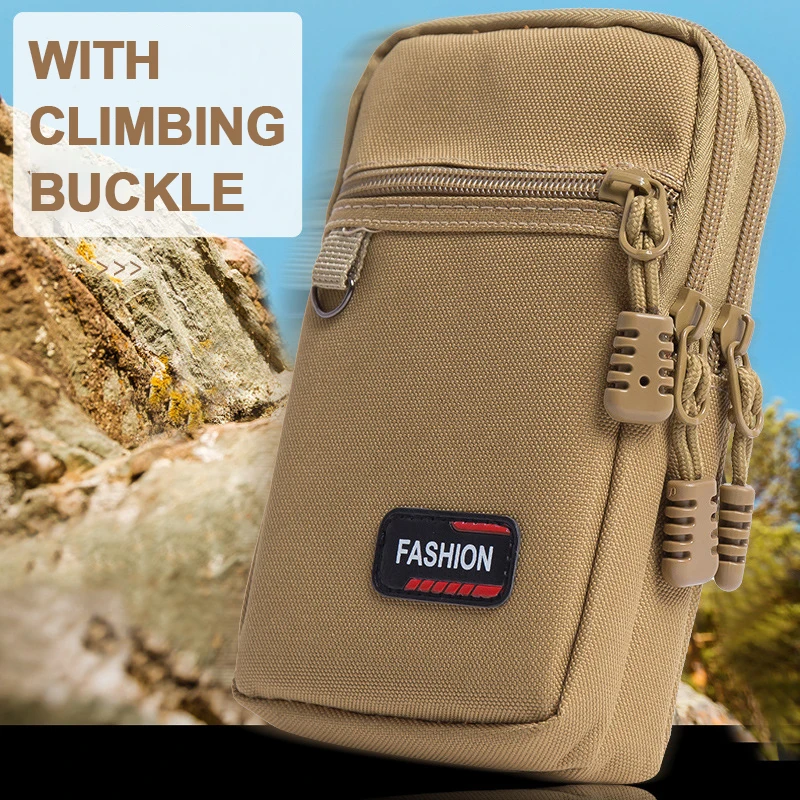 

EDC Molle Bag Purse Single/double Layer Outdoor Military Waist Fanny Pack Men Phone Pouch Camping Hunting Tactical Waist Bag