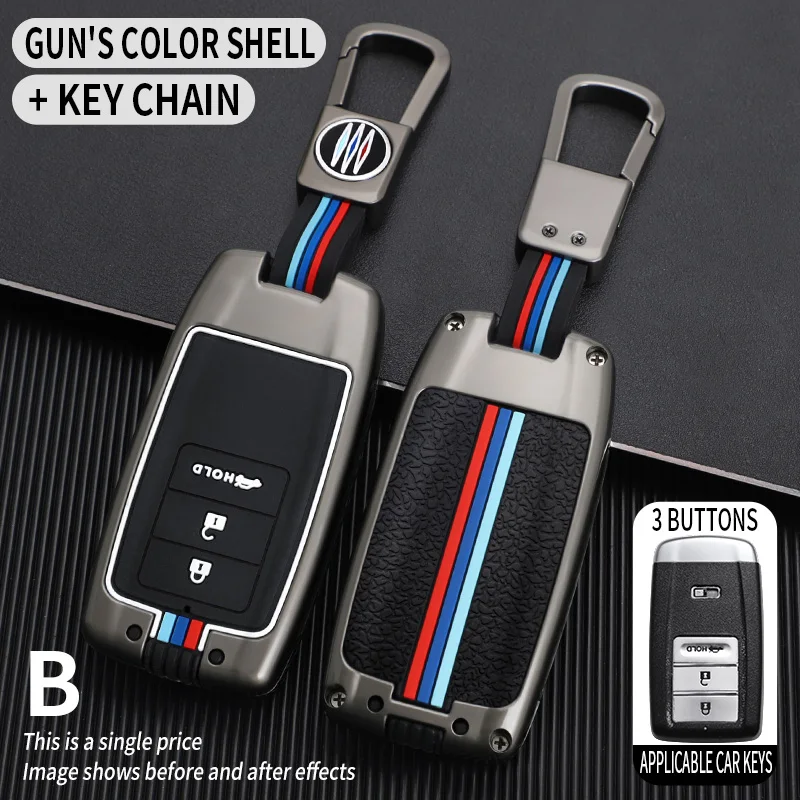 

Car Key Cover Case for Acura Ilx Tlx Rlx Rdx Mdx Tsx 2015 2016 2017 Remote Key Car-stying With 235 Buttons Accessories