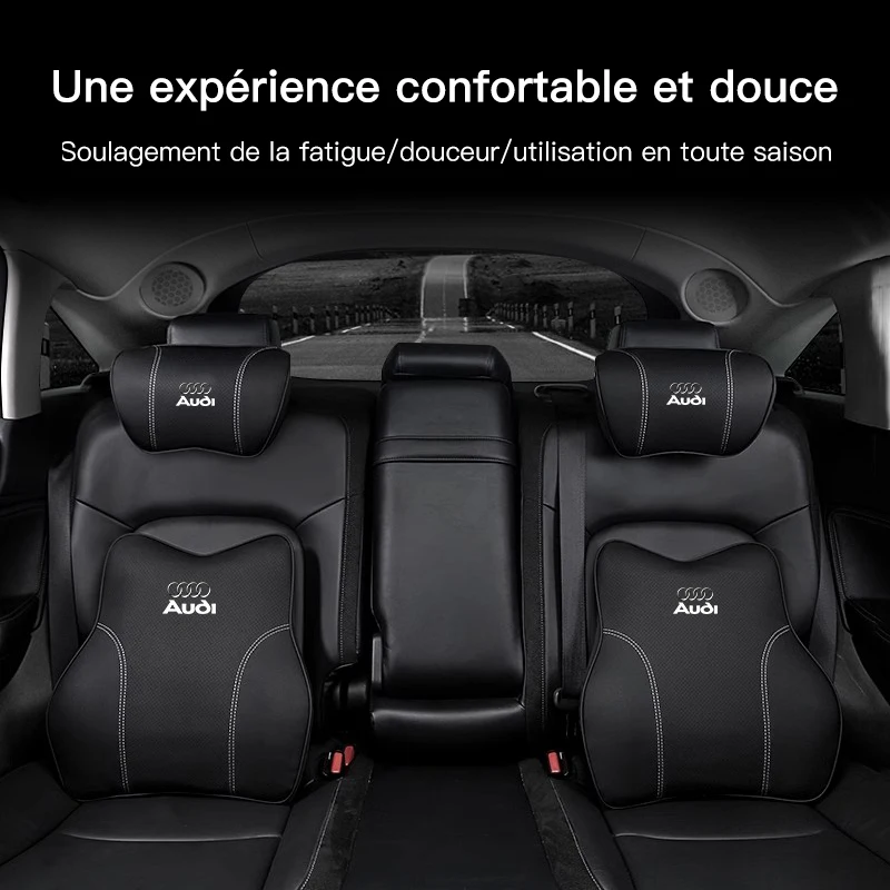 Высококачественная кожаная Автомобильная подголовник поясная подушка