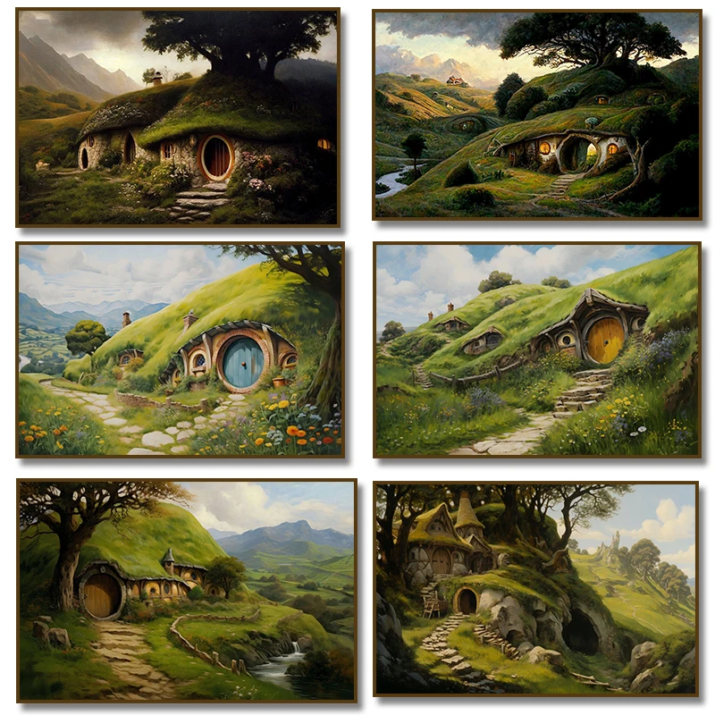 Картина на холсте H-Hobbit House