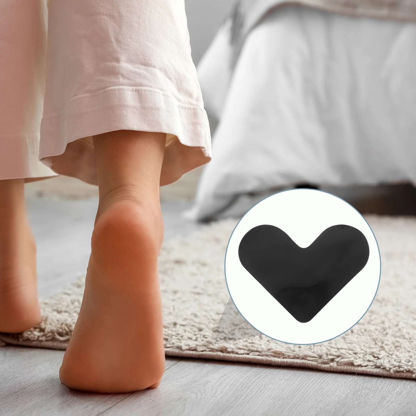 

12 Pcs Rug Stickers Pad Grippers Carpet Tape Area Rugs For Hardwood Floors Tapes Pu Corner