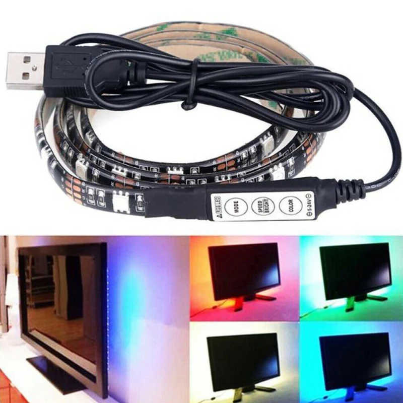 

RGB 5050 USB Led Strips Light WIFI USB Led Strips Lights Diode Ribbon Lamp For Decoration Bedroom TV BackLight 5V30LED