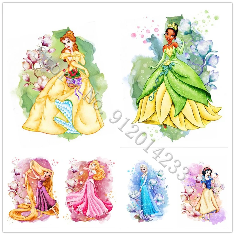 

Алмазная живопись с героями Диснея, принцессы, мультфильмы, 5D «сделай сам», Эльза, Белоснежка, полный квадрат/круглая Алмазная вышивка