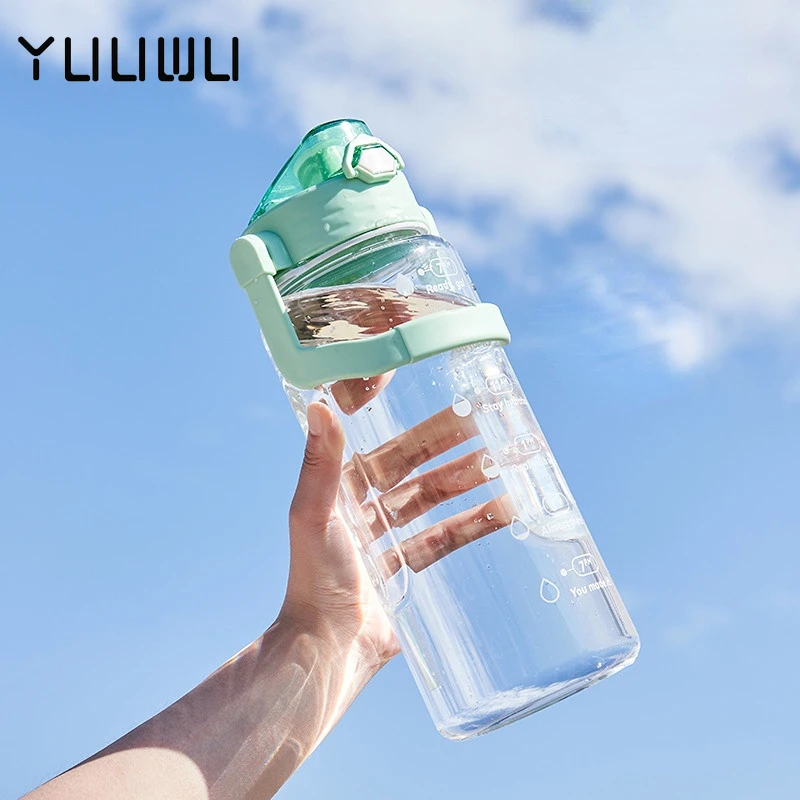 

Hot Sports Water Bottle 2.2L Large Capacity Water Cup Outdoor Fitness Portable Straw Big Water Bottle Plastic бутылка для воды