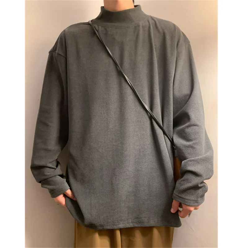 

Мужская демисезонная водолазка, Повседневный пуловер с длинным рукавом