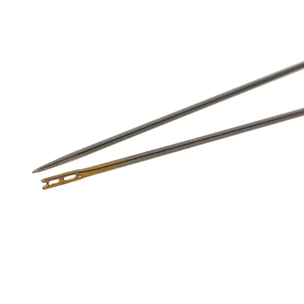 

Stainless Steel Self Threading Needles Hand Sewing Needles Home Household Tools 5BB5841
