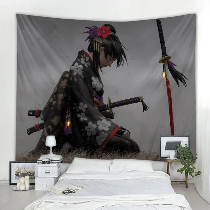 Украшение на задник с изображением призрака лезвия висячие украшения из ткани