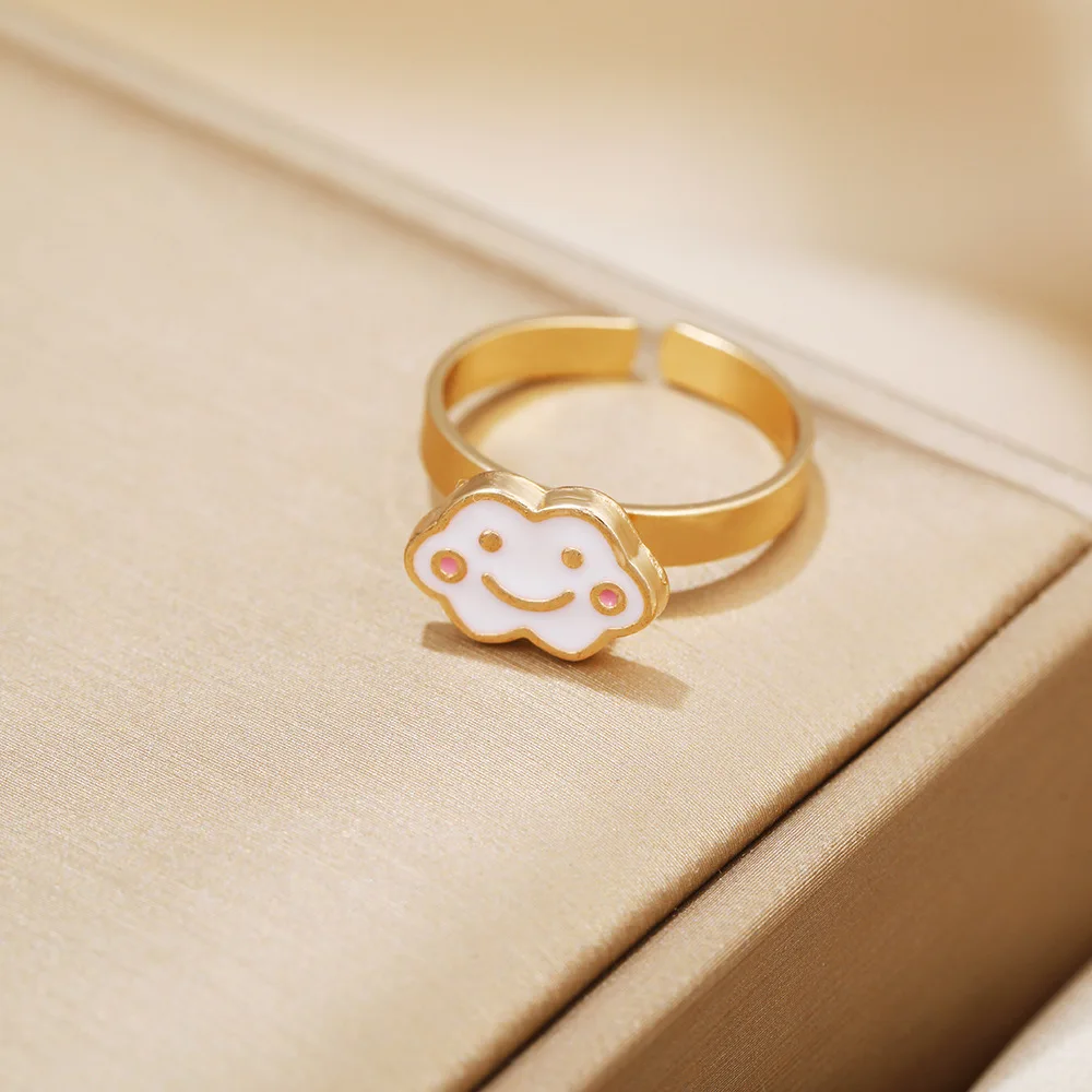 Бабочка Ромашка Кольцо от беспокойства Спиннер для девочек и женщин Ювелирные изделия для вечеринок Снятие напряжения Кольца против стресса.