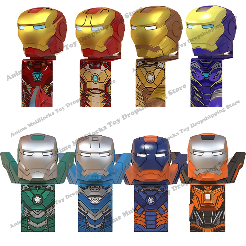 

WM6065 heroes Disney MK21 MK27 MK30 MK31 MK36 MK42 MK50 MK1616 mini action toy figures building blocks Assembly Toys dolls gifts