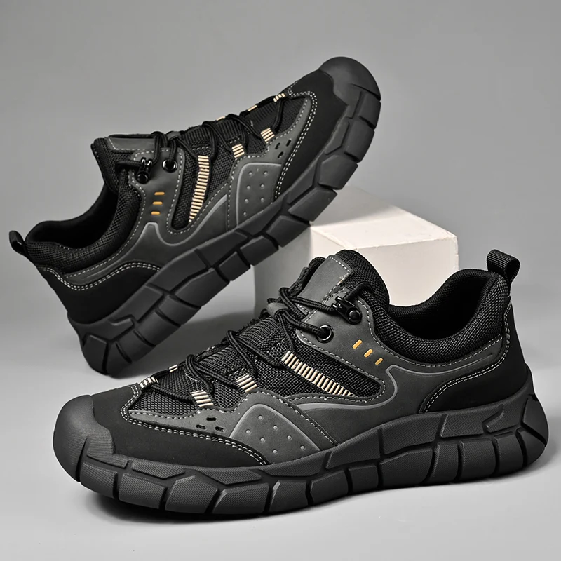 Лидер продаж мужская повседневная обувь осенняя непромокаемая теплая походная