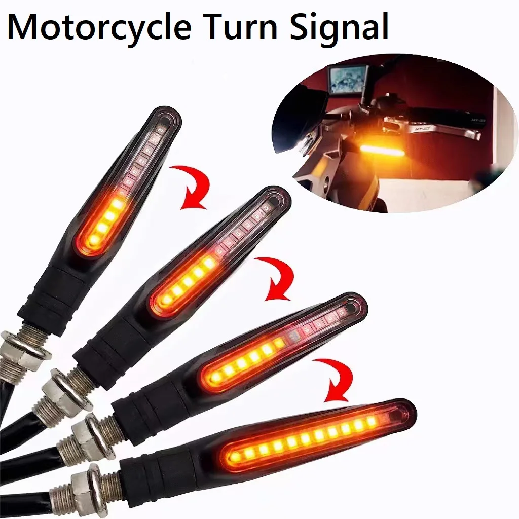 СВЕТОДИОДНЫЕ ПОВОРОТНЫЕ сигналы для мотоциклов указатели направления мигающие
