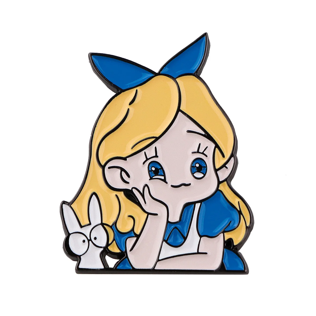 

Alice in Wonderland Cute Enamel Pin Badges Brooches for Women Lapel Pins for Backpacks Pines Fashion Jewelry Accessories Gifts