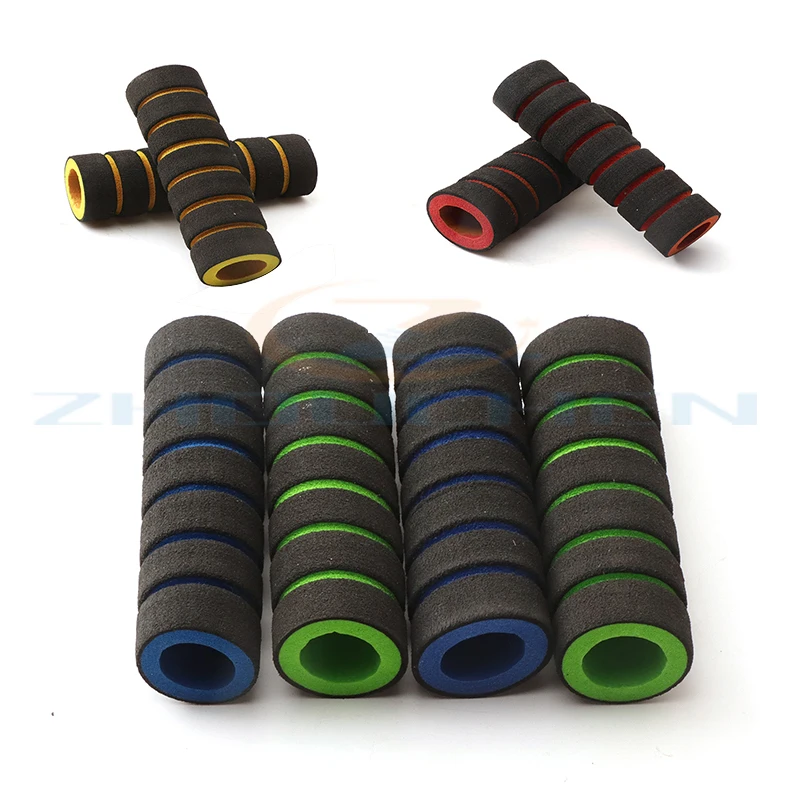 

1pair Bike Racing Bicycle Motorcycle Handle Bar Foam Sponge Grip Cover Non-slip Soft Handlebar Bike Bar