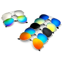 2022 new aviation sunglasse for men double bridge aviat alloy frame polit mirror sun glasses female male uv400 eyewear for men