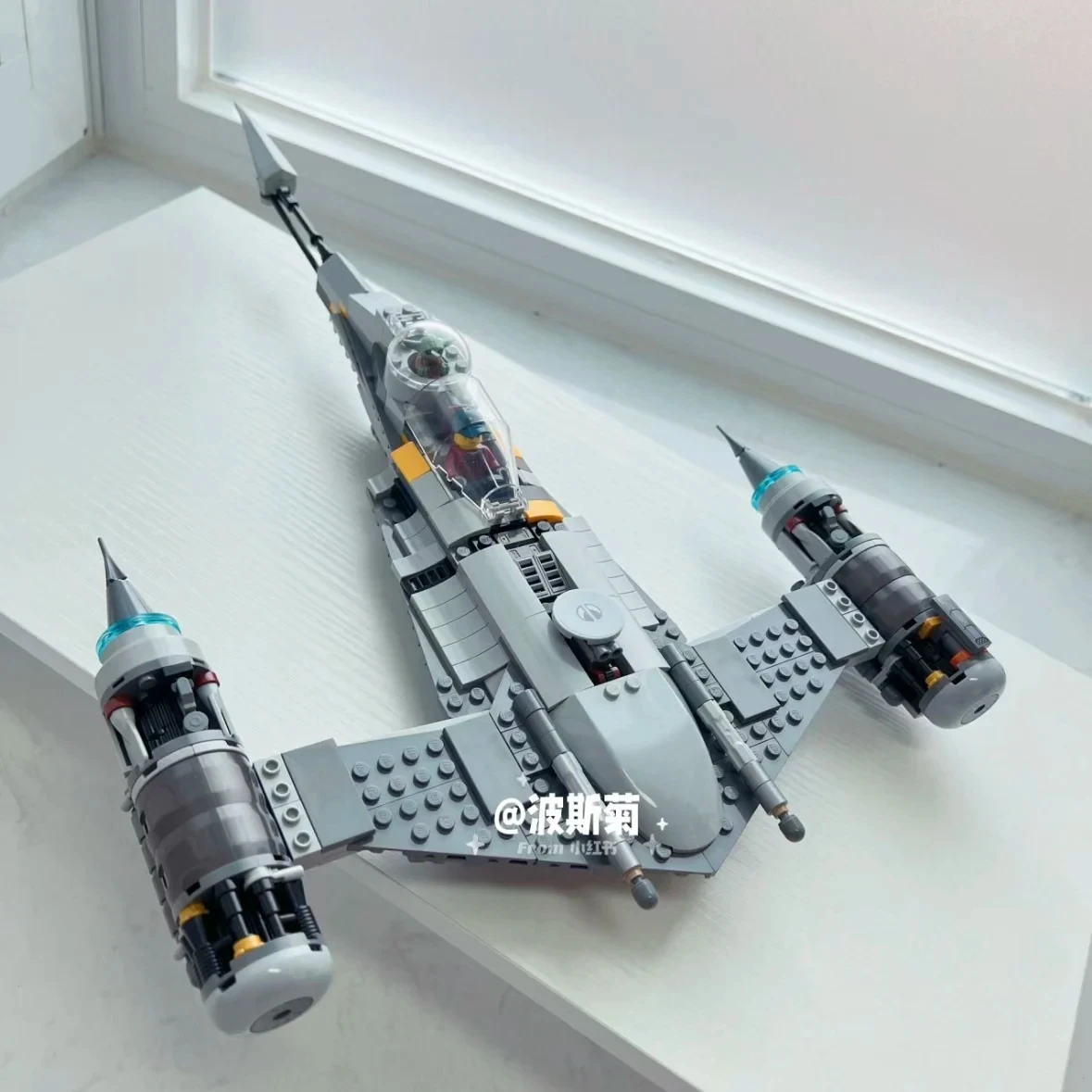 MOC Space Wars N-1 Fighter Building Blocks Set - Naboo Battle Pod Модель Дисплей Кирпичи Игрушка В Подарок Для