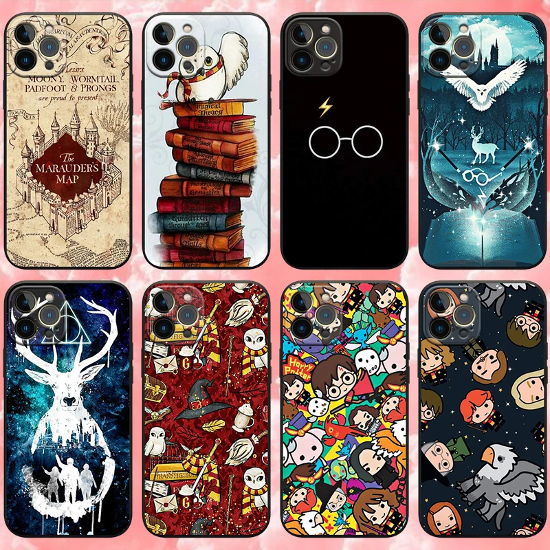 

Ring Potters Wand Harries Phone Cases for Apple Iphone 11 12 13 Pro Max Mini XR XS 8 X 7 6 6s Plus SE Soft Silicone Cover Fundas