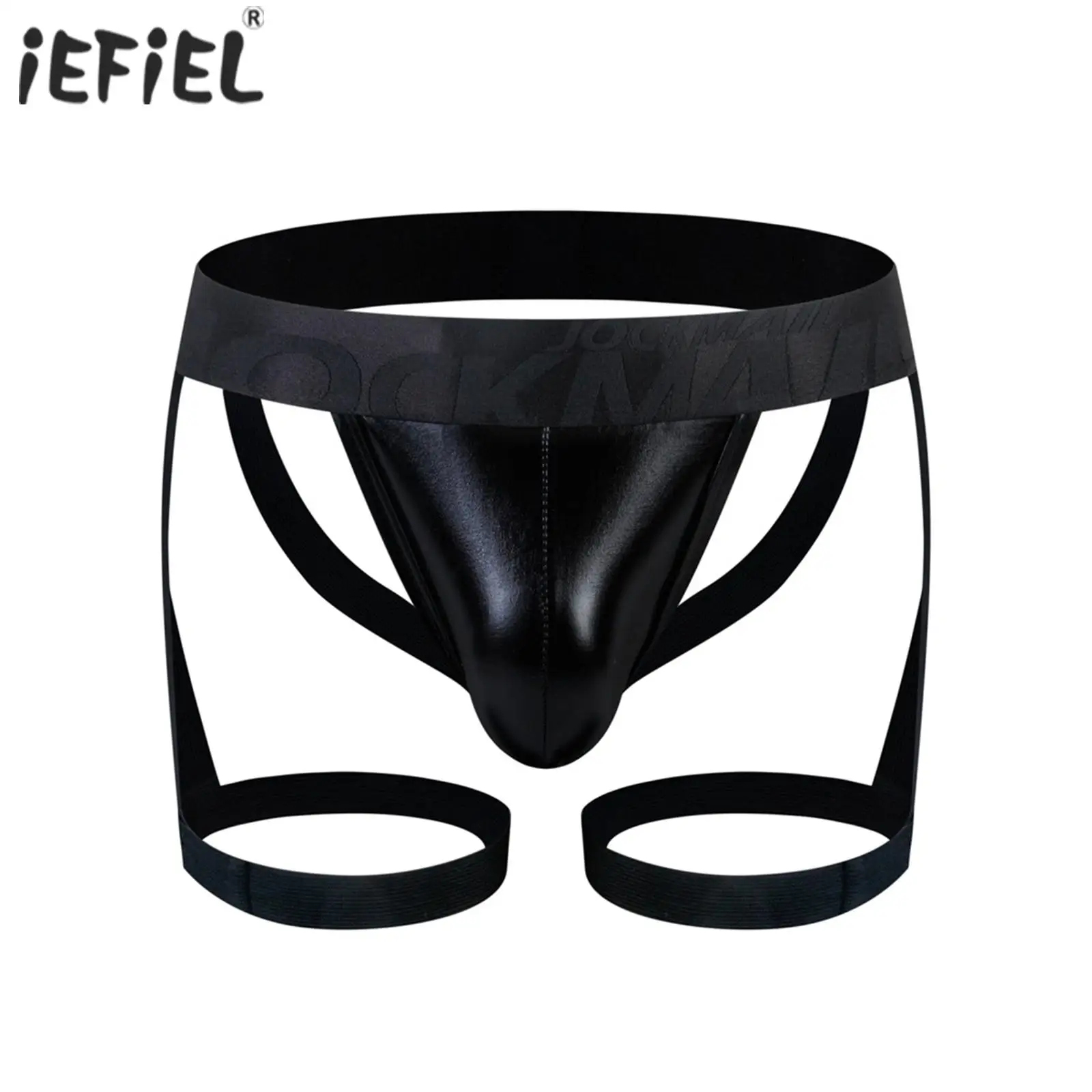 

Мужские Блестящие трусики-танга с металлическим мешочком, нижнее белье, стринги для подтяжки ягодиц, трусы с низкой посадкой, Клубная одежда, цельные обтягивающие сексуальные трусы