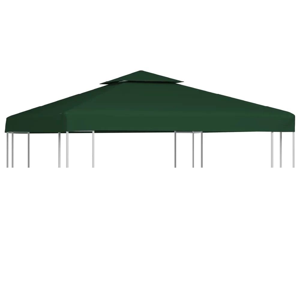 

Gazebo Cover Canopy Replacement 9.14 oz/yd² Green 10'x10'