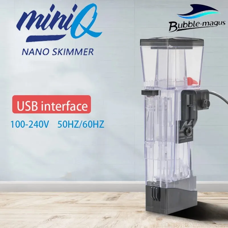 

DC24V Bubble Magus BM MiniQ Nano Marine Aquarium Coral Tank Built-in Hanging Type Protein Skimmer