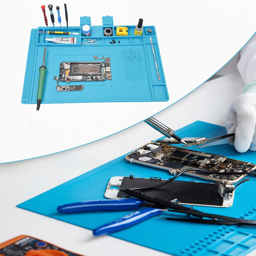 Soldering Mat Heat Resistant Insulation Work Desk Platform M